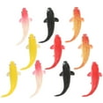 thumbnail image 1 of Topbathy 10Pcs Artificial Fancy Carp Plastic Fish Decorative Aquarium Fish Tank Supply, 1 of 5