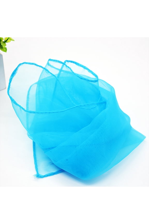 y 12Pcs Multi Color ce Silk Scarves Thin Imitated Silk Fabric for Performance