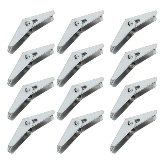 Topbathy 12Pcs Robust Toggle Anchors for Drywall with Easy Installation and Stability