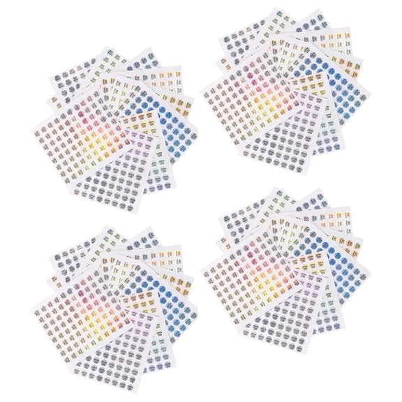 Topbathy 1600Pcs Clear Printed Qc Passed Labels for Quality Test and Warehouse Use