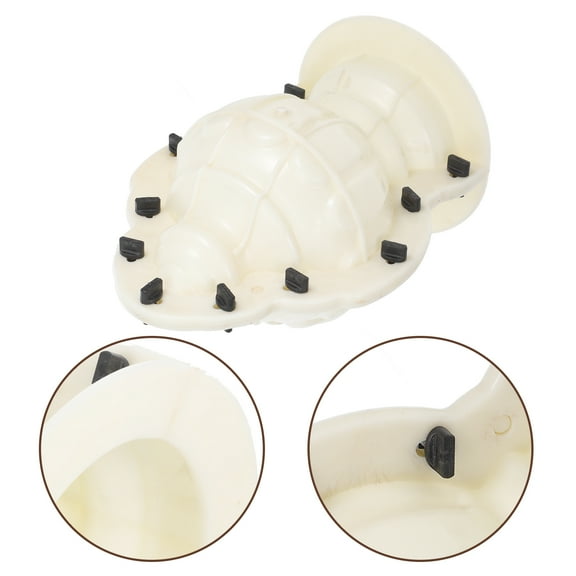 Topbathy Beige Plastic Concrete Mold for Roman Column Sphere Ideal for Garden and Home Landscapes