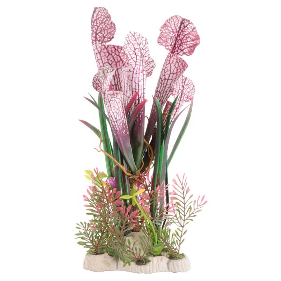 Topbathy Simulation Water Grass Aquarium Decor Plastic Plants 1Set