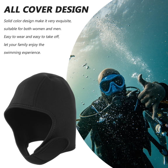 Topbathy Womens Swim Cap Diving Material Keep Head Dry 1Pack