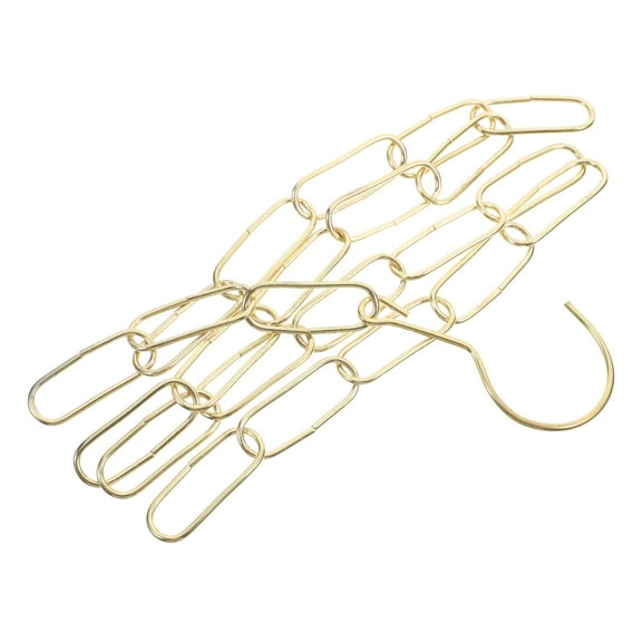 Topbathy Versatile Golden Iron Chain with Hooks for Garment Display and Hanging Decoration