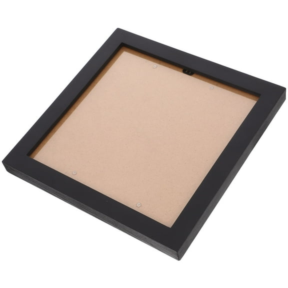 Topbathy Black Deep Shadow Box Frame for Cd Display with Wall Mountable Simple Design