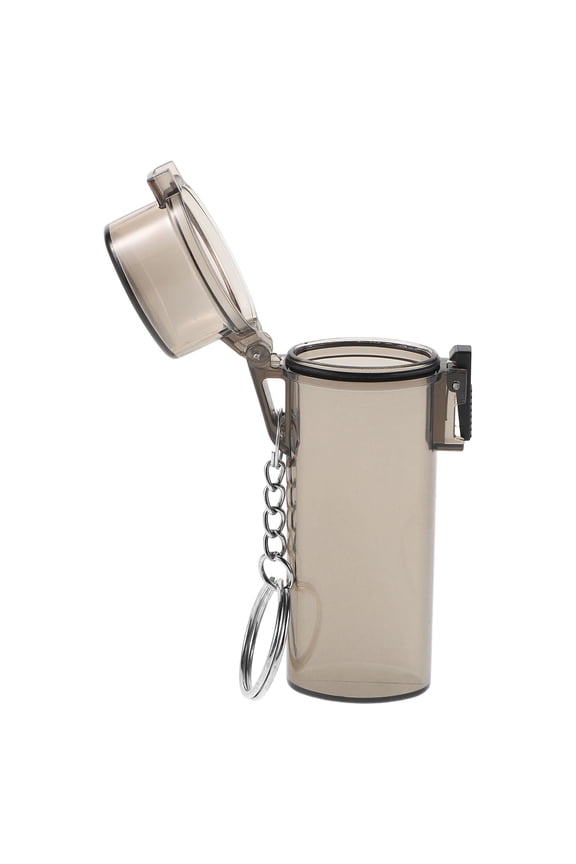 y Stylish Black Lighter Case Multifunction Design with Keychain for Travel