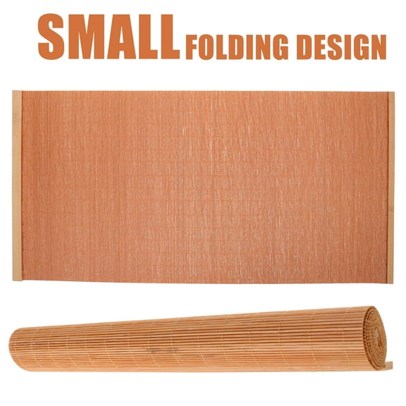 Topbathy Bamboo Tea Set Pad Reusable Tea Mat Brown Simple and Chic Look 1Pack