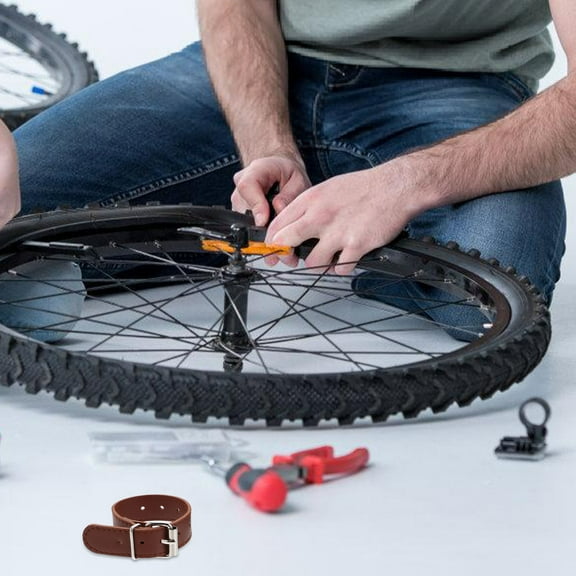 Topbathy 2Pairs Adjustable Bike Basket Straps with Metal Buckle for Sturdy Handlebar Attachment