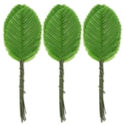 Topbathy 200Pcs Green Artificial Leaf Decor for Wedding Party Home Office and Tabletop Decoration