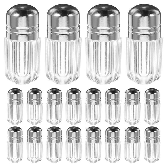 Topbathy travel toiletries bottles Pill Container Bottles Plastic 20Pcs for Daily Use