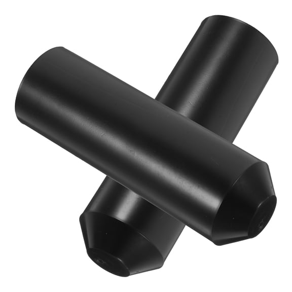 Topbathy 2pcs Wire Caps Electrical Heat Shrink End Caps Black PE Tube for Safe Electrical Connections