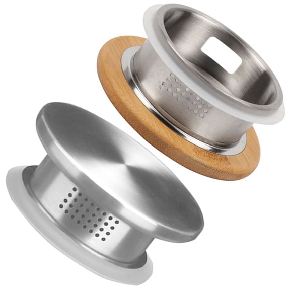 Topbathy 2Pcs Stainless Steel Pitcher Lid with Filter Design for Kitchen Water Pot Cover and Wear Resistant Jug Lid