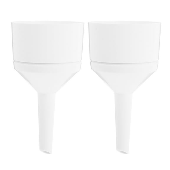 Topbathy 2Pcs Plastic Buchner Funnel for Laboratory Use with High Strength Vacuum Resistance
