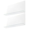 thumbnail image 1 of Topbathy 2Pcs Transparent PVC Shower Splashing Guard for Bathtub and Bathroom Easy to Clean, 1 of 1
