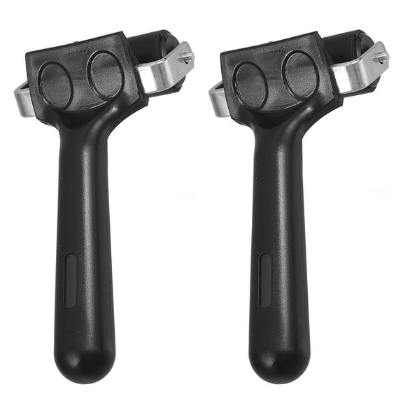 Topbathy 2Pcs Heavy Duty Rubber Roller for Craft Use with Comfortable Handle Black