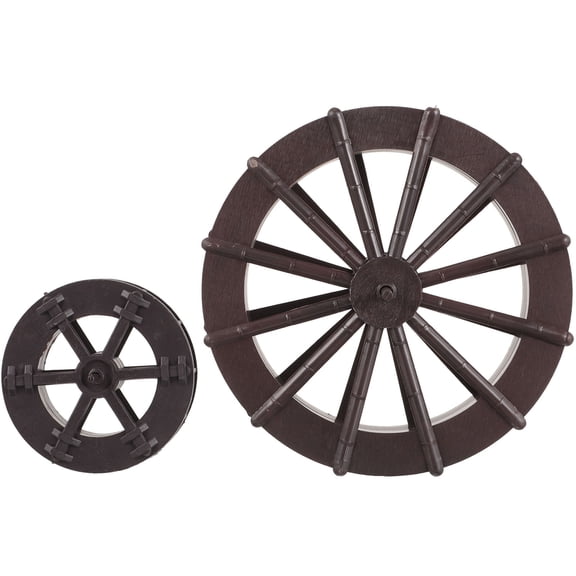 Topbathy 2pcs Indoor Water Fountain Tabletop Assorted Color Plastic Fountain Decoration for Adults