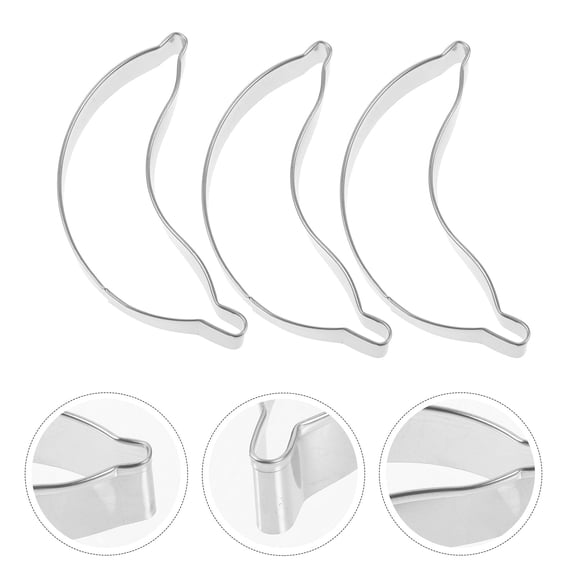 Topbathy 3 Pcs Creative Fruit and Vegetable Mold Food Cutting Baking Mold for Home Baking