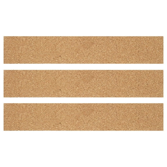 Topbathy 3Pack Peel Stick Cork Sheets with Adhesive Backing for Message Holder