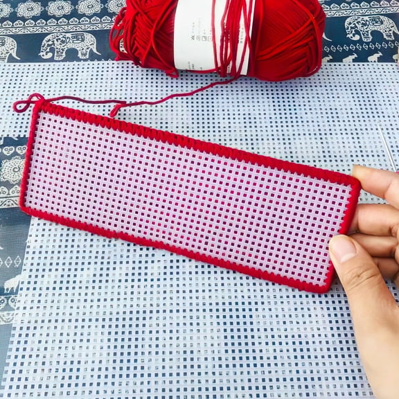 Topbathy 3Pcs Mesh Sheets for DIY Projects with Shape Retention Transparent Craft Mesh Material for Home Decoration