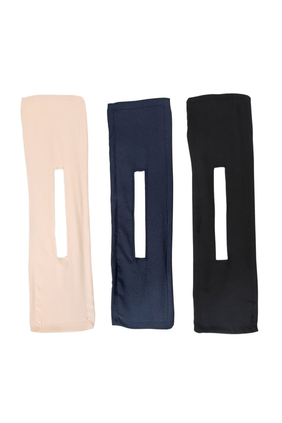 y 3Pcs Hair Bun Roller Hair Styling Tools with Butterfly Shape Feature Assorted Colors