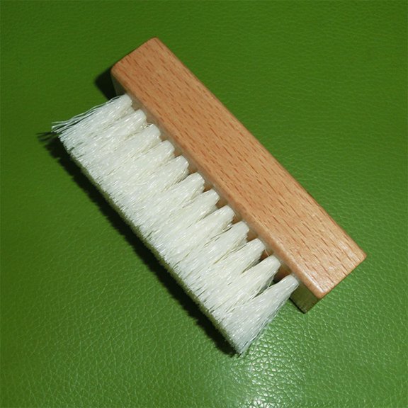 Topbathy 4 Pcs Heavy Duty Scrub Brush Set: Soft Bristle Brushes with Wooden Handle for Upholstery, Car Interior, Furniture, Couch, and Sofa Cleaning