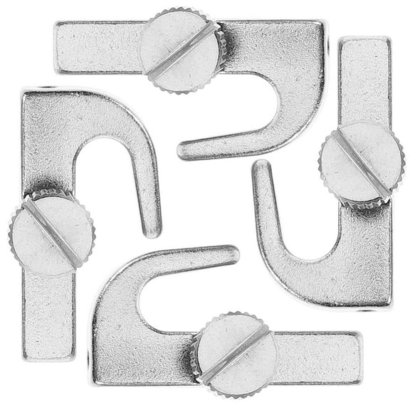 Topbathy 4Pcs Strong Load Bearing Stainless Steel Picture Rail Hooks for Home Wall Hanging Systems