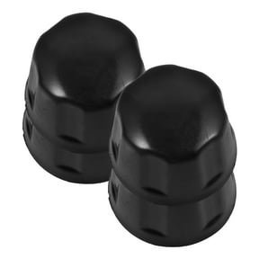 Topbathy 4Pcs Atv Rim Wheel Cap Covers Rubber Protective Dust Caps Black