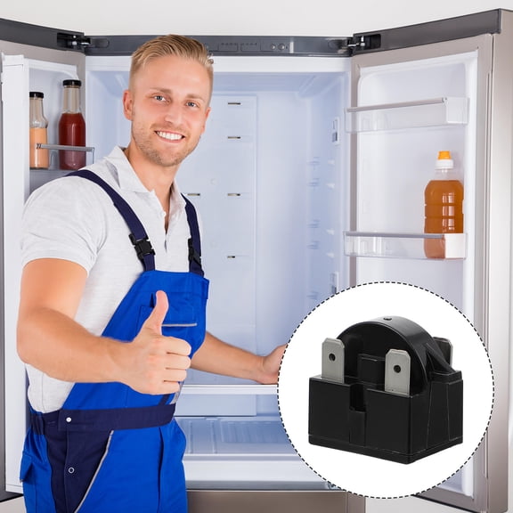 Topbathy Refrigerator Starter Inserts 4Pcs Plastic Refrigerator Start Tool for Home and Business Use