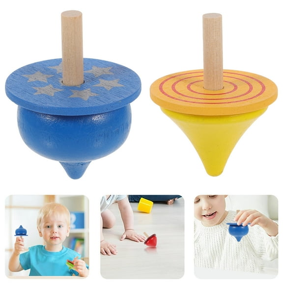 Topbathy 4pcs Wooden Toys for Cognitive Exercise with Eco Friendly Water Paint