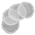 thumbnail image 1 of Topbathy 4pcs Silicone Moulds Casting Coaster Making Mold Cup Mat Casting Mold White Simple Shape, 1 of 6