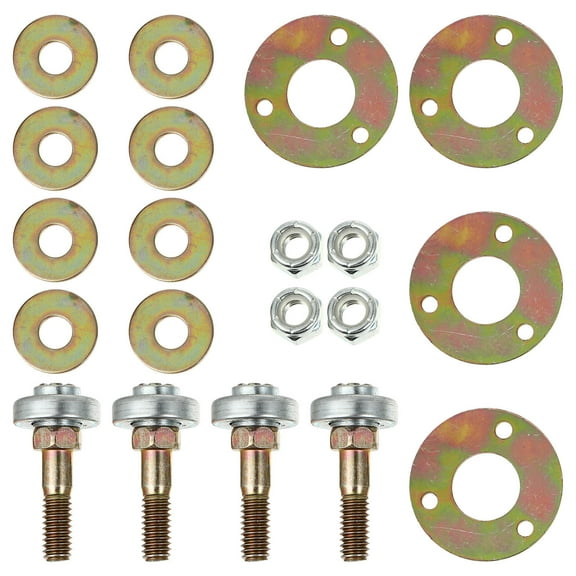 Topbathy 4pcs Rocking Chair Bolts with Standard Design in Multi Iron