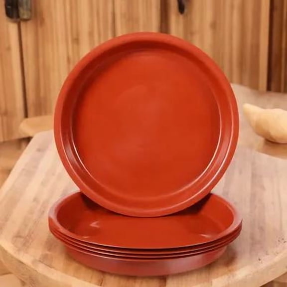 Topbathy 5 Pack Plastic Plant Pot Liners Drain Pans for Large Pots Drainage Trays