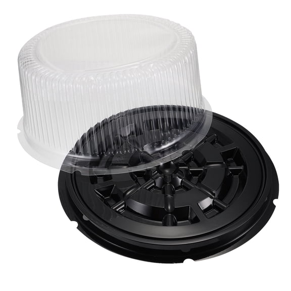 Topbathy Clear Pet Cake Box with Anti-Skid Bottom for Safe Storage 5Pcs