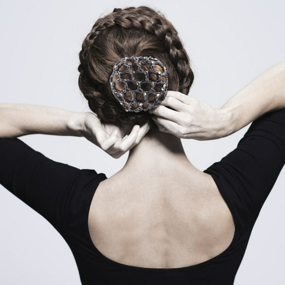 Topbathy 6Pcs Bun Cover Hair Accessory for Women in Ceremonies and Graduations