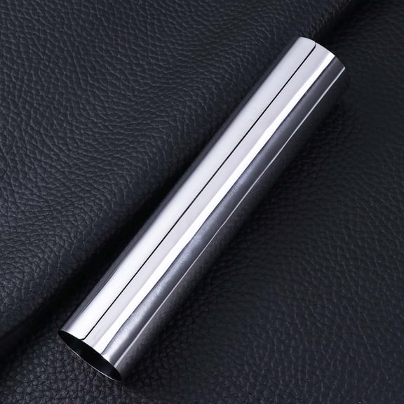 Topbathy 6Pcs Giant Cannoli Shell Silver Pastry Tubes for Professional Pastry Chefs