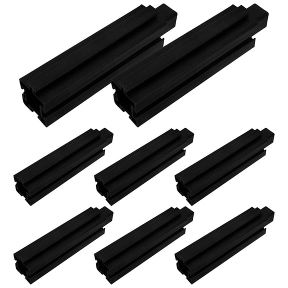 Topbathy 8Pcs Plastic Raised Garden Bed Legs for Planter Box Foot Replacement and Outdoor Use
