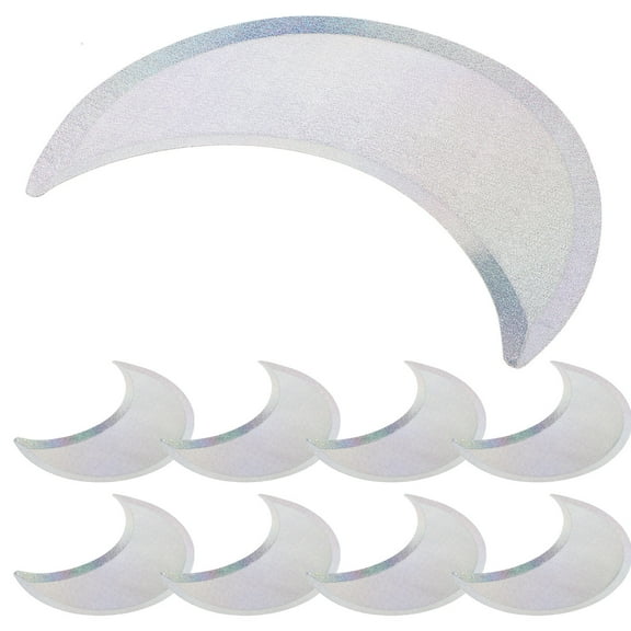 Topbathy 8pcs Simple Design Paper Plates Silver for Spring Party