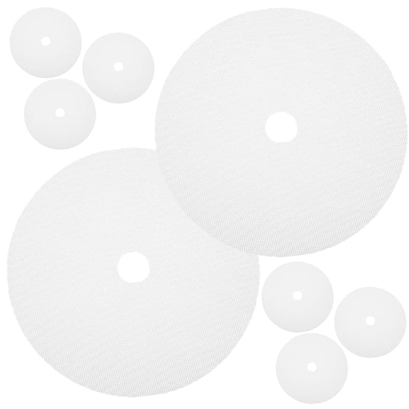 Topbathy 8Pcs White Silicone Dehydrator Sheets for Jerky and Fruit with Tear Resistant Design