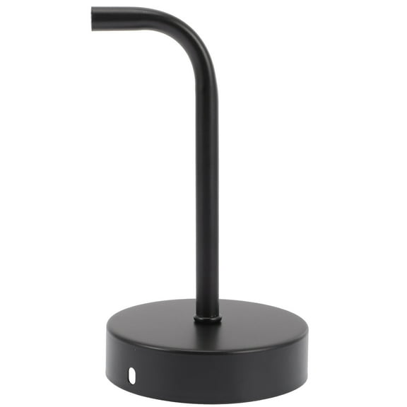Topbathy 1Set Black Metal Wall Light Pole Lamp Holder for Home with Strong Load Bearing and Easy Installation