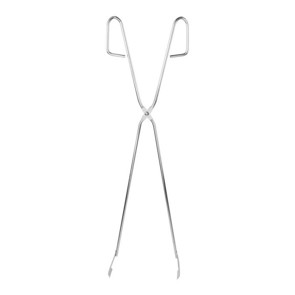 Topbathy Stainless Steel Kitchen Tongs Garbage Grabber Tool Silver 1Set