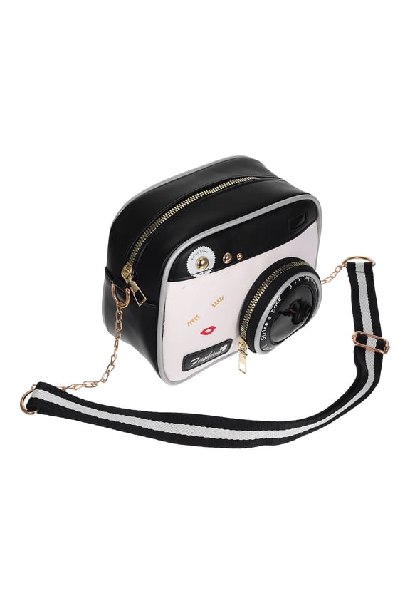 y Camera Purse Crossbody Cute Vintage Black 1Pack Photo Prop for Women