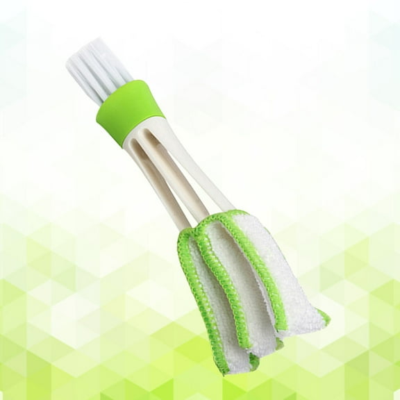 Topbathy Car Air Conditioner Brush Top-Class Nylon Duster for Interior Light Green