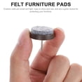 thumbnail image 1 of Topbathy 50Pcs Screw on Chair Pads Felt Furniture Protectors Floor Protectors for Hardwood Floors with Non Slip, 1 of 7