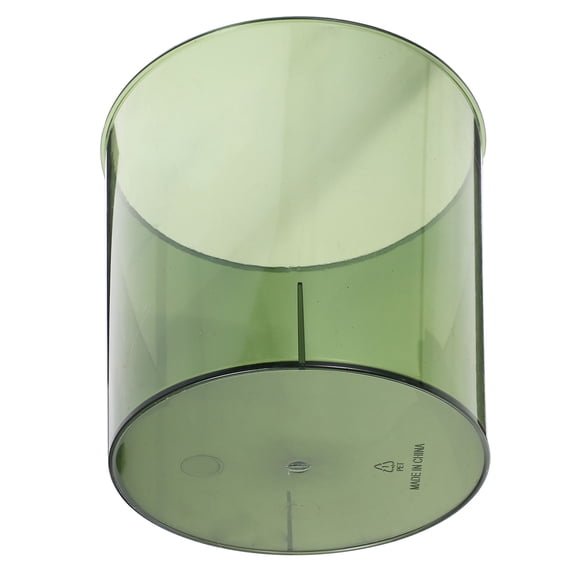 Topbathy Transparent Green Plastic Cylinder Container for Flower Arranging and Home Decor