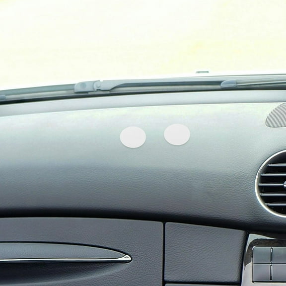 Topbathy 30Pcs Dashcam Adhesive Pads for Suction Cup Car Mounts No Mark Removal White Stickers