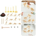 thumbnail image 1 of Topbathy Dino Bones Dinosaur Skeletons Figurines Tiny Dinosaur Figures Skeletons Set for, 1 of 6