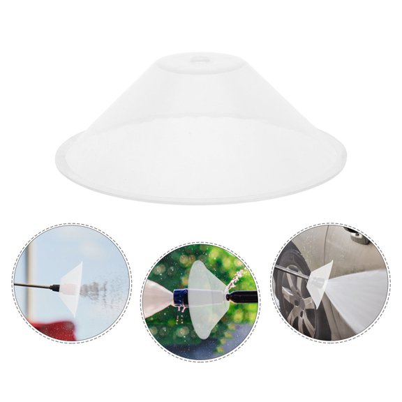 Topbathy Transparent Splash Guard for High Pressure Washer Nozzle Ideal for Indoor and Outdoor Use