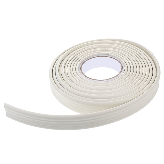 Topbathy Durable White PVC Vinyl Baseboard Molding Trim with Self Adhesive for Wall Decoration