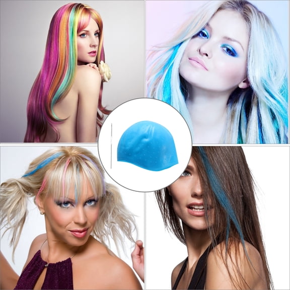 Topbathy Dye Hair Kit with Highlighting Cap Designed for Adult Use 1 Set