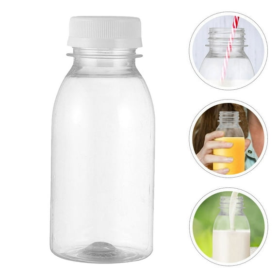 Topbathy Empty Juice Bottles for Storage Made of PET in Assorted Colors Compact Size 100ml